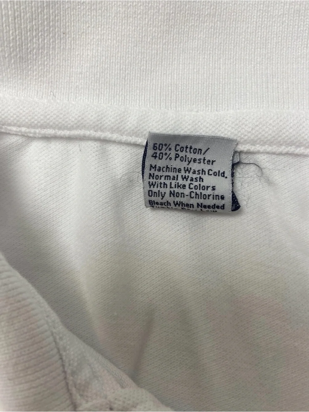 Classic Men's White Polo Shirt XL,Set of 4